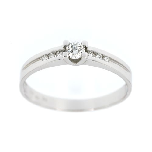 Diamantový zlatý prsten 30800-18