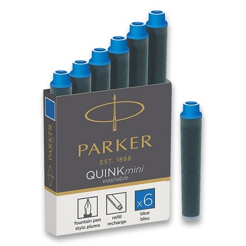 Inkoustové mini bombičky Parker Royal - modré
