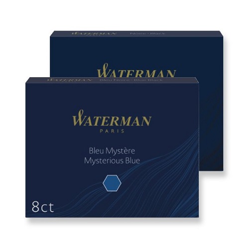 Inkoustové bombičky Waterman standardní - modré