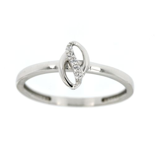 Dámský stříbrný prsten se zirkony MDD10897
