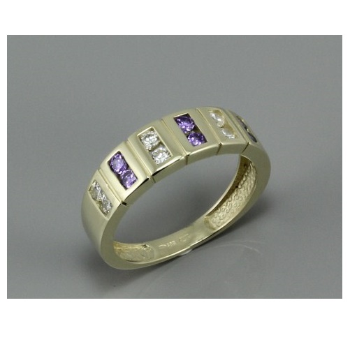 Dámský zlatý prsten 2079