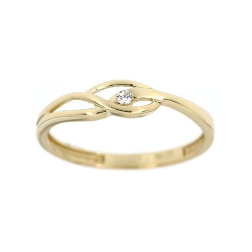 Dámský zlatý prsten se zirkonem 1382ž