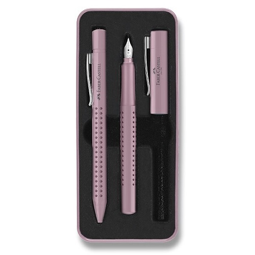 Faber-Castell Grip 2010 - sada plnicí pero a kuličková tužka