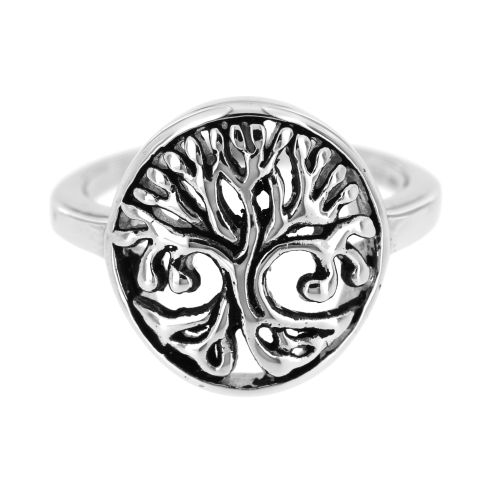 Dámský stříbrný prsten strom života 8776