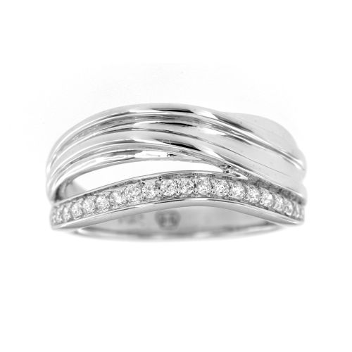 Stříbrný prsten kroužek s kamínky 6304