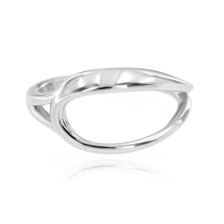Jednoduchý stříbrný prsten 4292