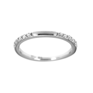 Stříbrný prsten s kamínky 6549B