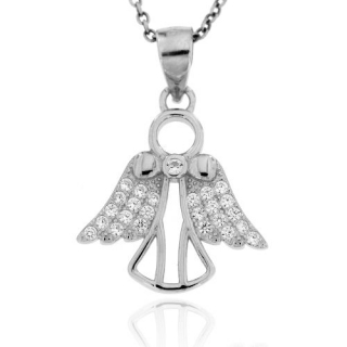 Stříbrný přívěsek anděl 5019