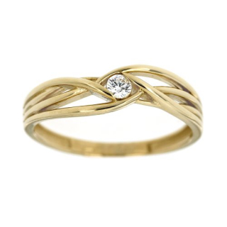 Dámský prsten s bílým zirkonem 5946ž