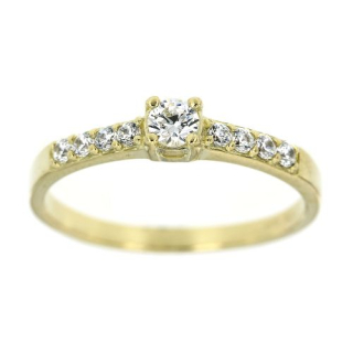Dámský prsten ze žlutého zlata 1321
