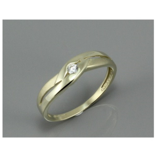 Módní dámský zlatý prsten 1776